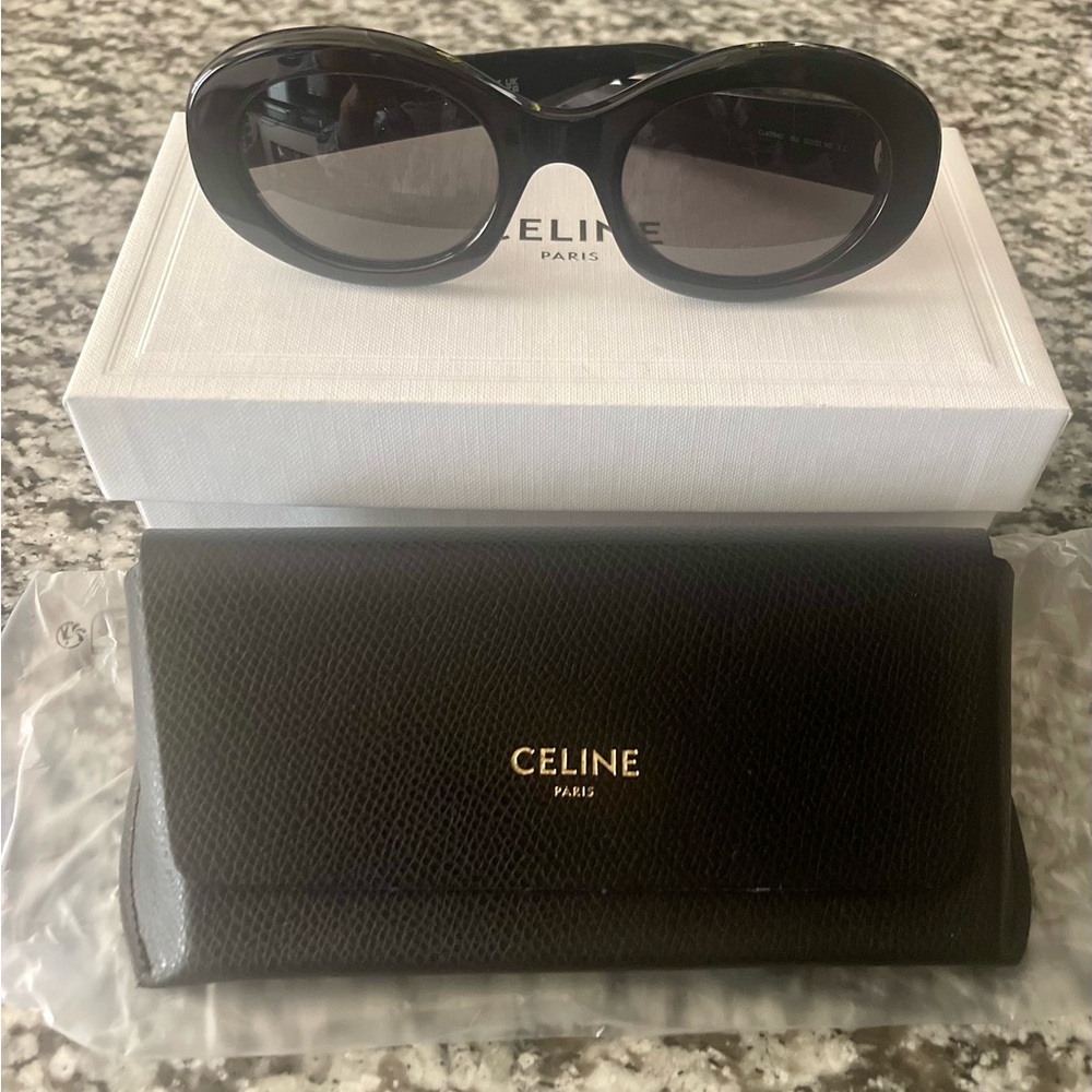 CELINE TRIOMPHE 01 SUNGLASSES IN ACETATE